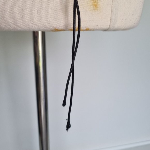 Veronika Maine Black & Grey Tweed Lace Up Cinch Waist Belt Size S - Picture 6 of 7